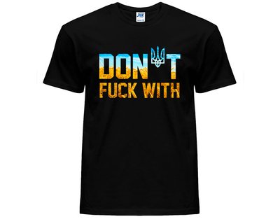футболка чорна "Don't Fuck With", розмір S futbolka chernaya "Don't Fuck With" s фото